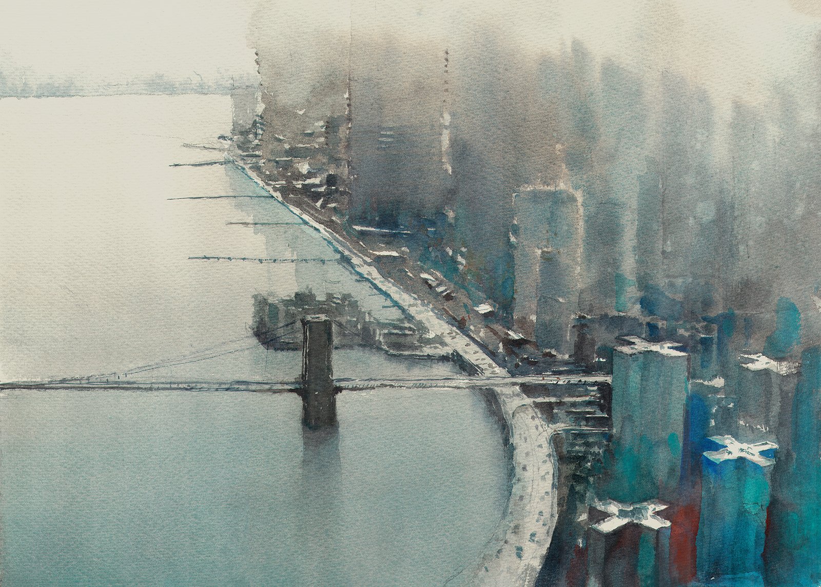 Fog Over Manhattan