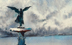Snow Day at Bethesda Fountain