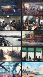 Set of 10 NYC Greeting Cards