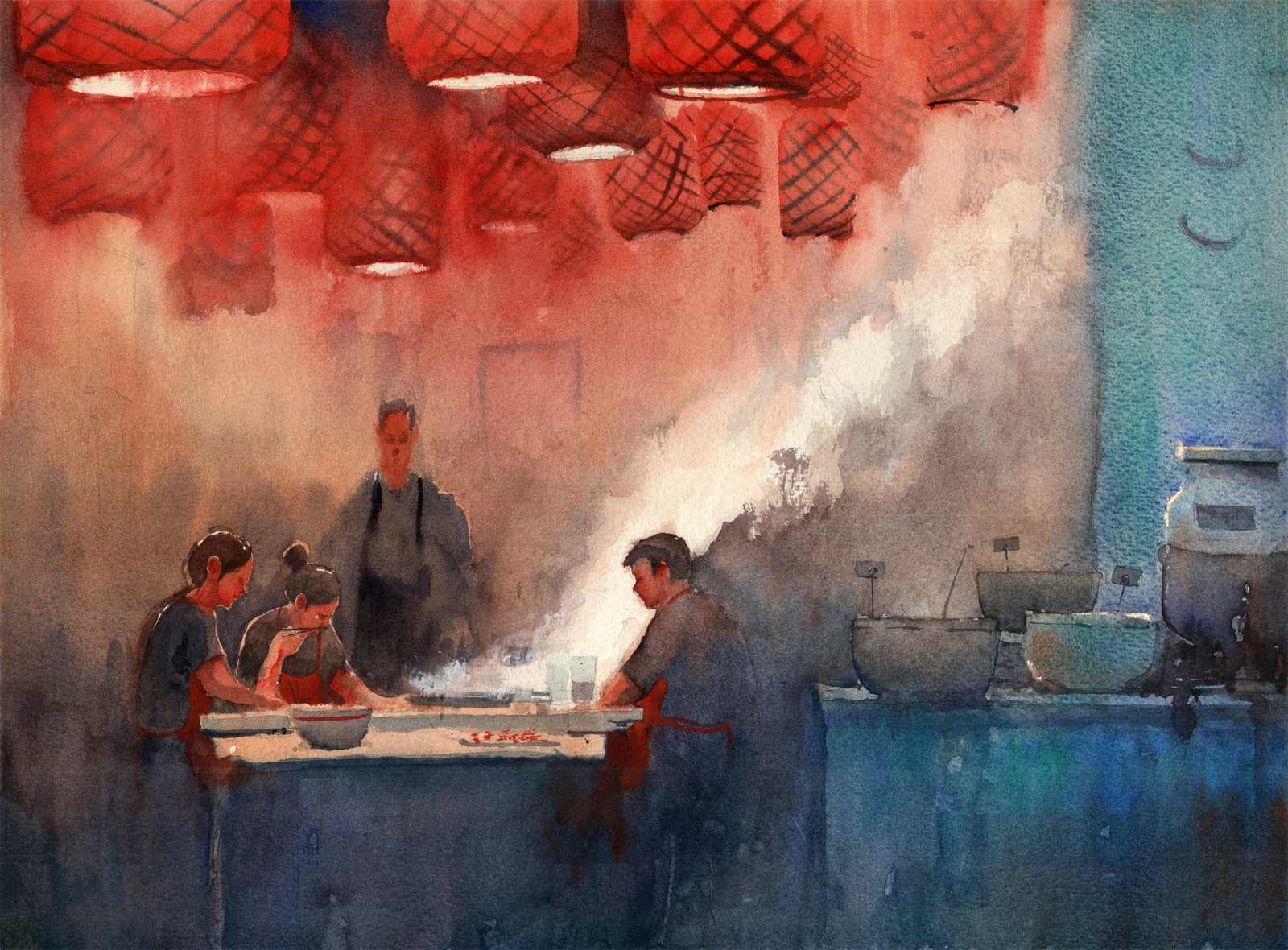 Hot Pot Under the Lanterns