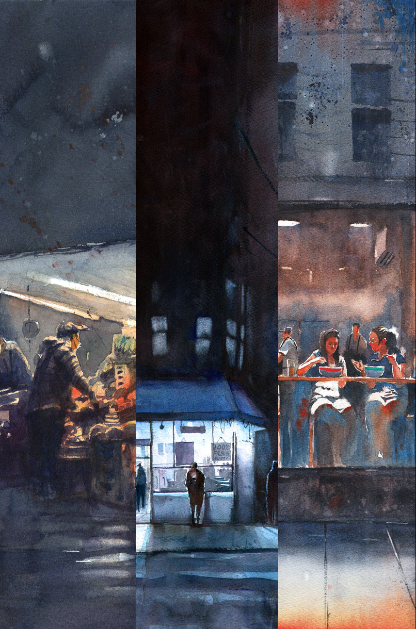 New York at Night Set