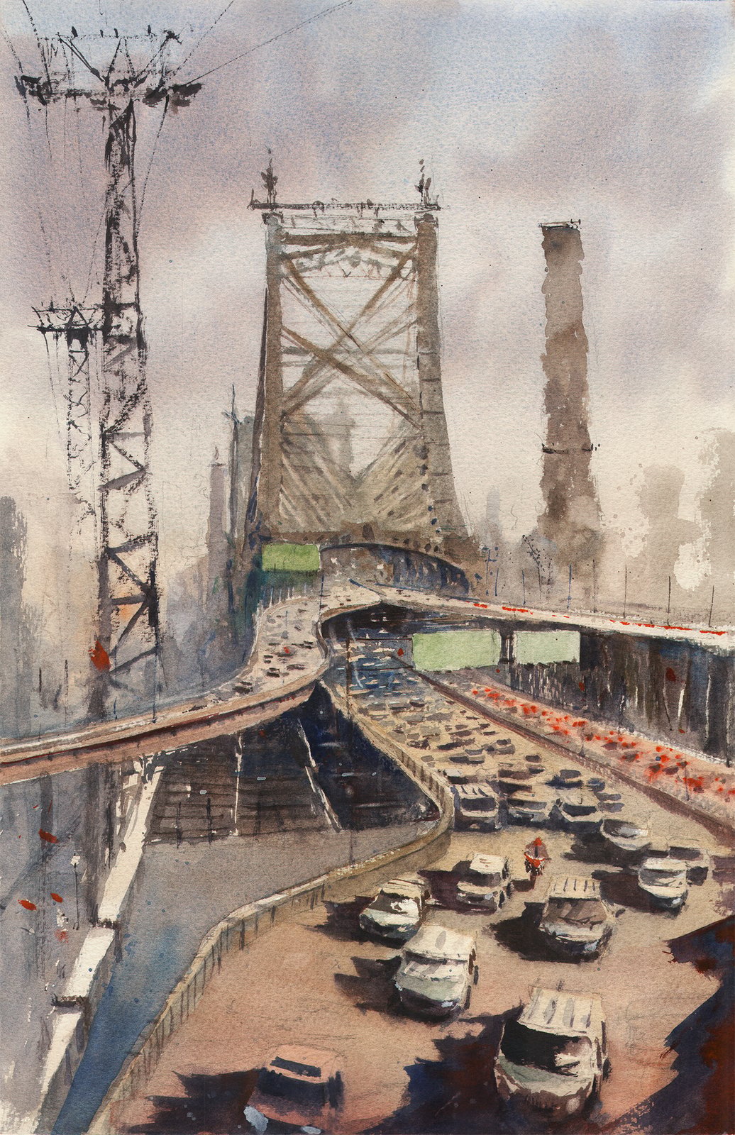 Traffic on the Queensboro